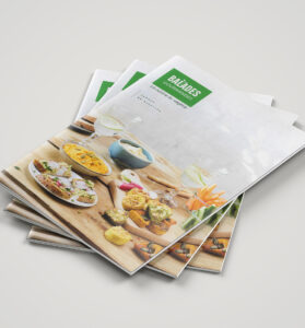 Brochure balade gourmande imprimé par iris imprim, imprimeurs à Lorient