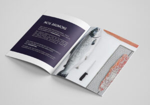 Brochure poisson par iris imprim