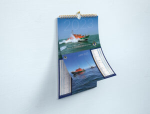 Calendrier vertical par iris imprim