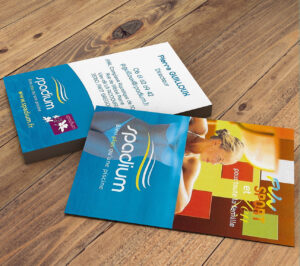 carte de visite spadium par iris imprim